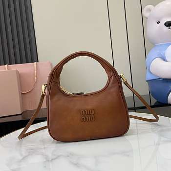 Miu Miu Hobo Wander leather tote bag 20x13x7cm