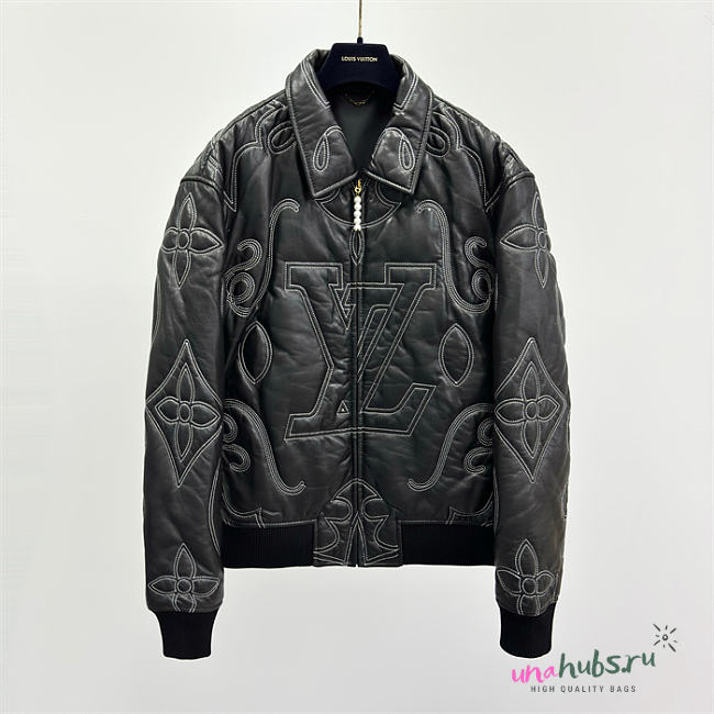 Louis Vuitton Bomber Leather Jacket - 1