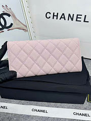 Chanel Wallet Pink Caviar 19.5x10x2.5cm - 4