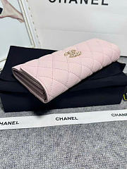 Chanel Wallet Pink Caviar 19.5x10x2.5cm - 3