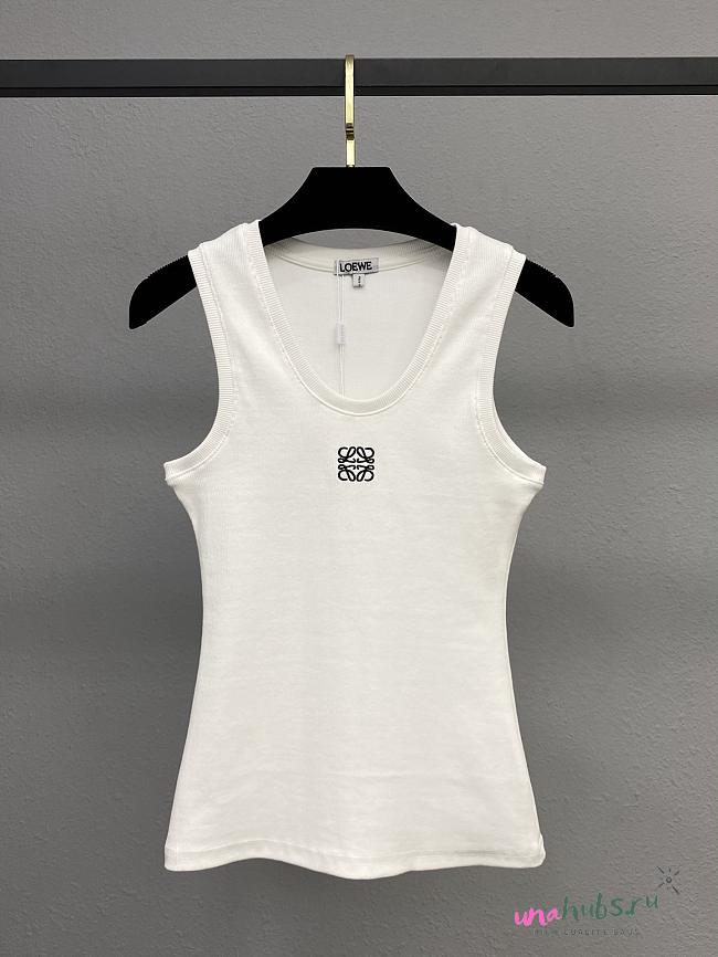 Loewe Anagram White Tank Top - 1
