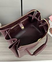 Loewe Medium Madrid Bag Red Wine 29x23x11cm - 5