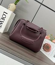 Loewe Medium Madrid Bag Red Wine 29x23x11cm - 3