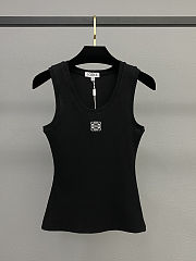 Loewe Anagram Black Tank Top - 1
