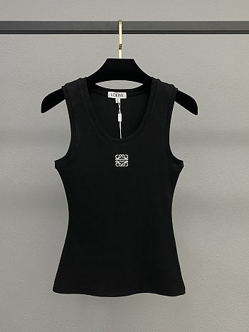 Loewe Anagram Black Tank Top