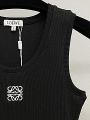 Loewe Anagram Black Tank Top - 2