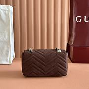 Gucci Marmont Small shoulder bag Dark Brown 22x15x6cm - 4