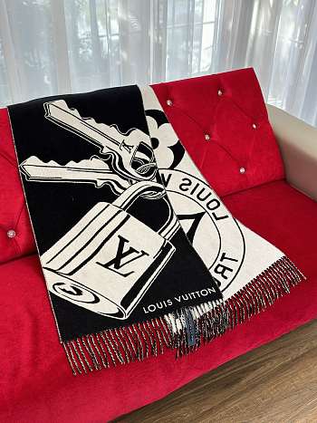 Louis Vuitton Lock and Keys Scarf 45x195cm