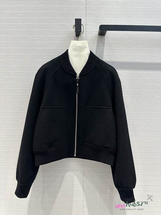 Hermes Bomber Black Jacket - 1