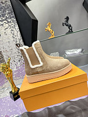 Louis Vuitton Aspen Chelsea Ankle Beige Boot - 5