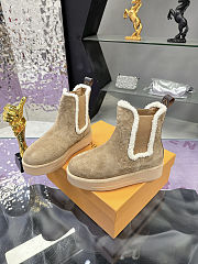 Louis Vuitton Aspen Chelsea Ankle Beige Boot - 2