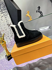 Louis Vuitton Aspen Chelsea Ankle Black Boot - 4