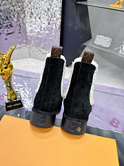 Louis Vuitton Aspen Chelsea Ankle Black Boot - 2