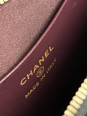 Chanel 25A Clutch on Chain in Black Caviar 21x12x5.5cm - 3