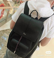 Dior Black Leather Homme Motion Backpack 38x31x11cm - 2