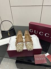 Gucci GG crystal Gucci Horsebit ballet flat - 2