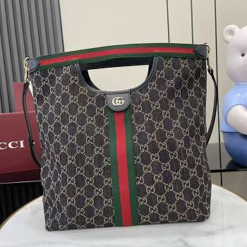 Gucci Giglio large tote bag Black 39.5x35x14cm