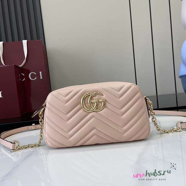 Gucci GG Marmont small camera bag Pink 24x15x8cm - 1