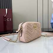 Gucci GG Marmont small camera bag Pink 24x15x8cm - 5