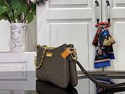 Louis Vuitton Pochette Liv Smoke Grey 24.5x13.5x6.5cm - 4