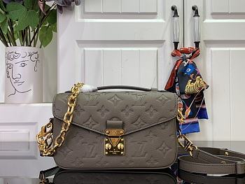 Louis Vuitton Pochette Métis East West Grey 21.5x13.5x6cm