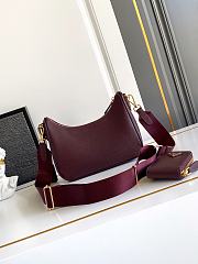 Prada Re-edition Burgundy Saffiano 22x18x6.5cm - 4