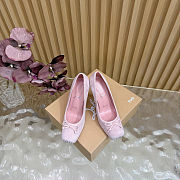 Christian Louboutin Pink Suede Heel 10cm - 4