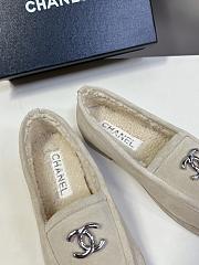Chanel Cream Loafer - 4