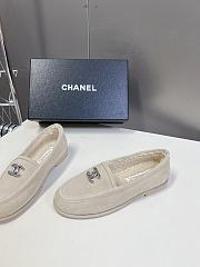 Chanel Cream Loafer - 3