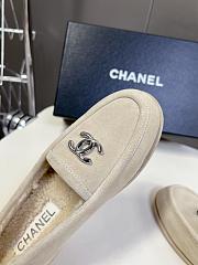 Chanel Cream Loafer - 2