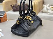 Chloe Paddington bag Grained leather Black 36x18x18cm - 4