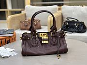 Chloe Paddington bag Grained leather Dark Brown 36x18x18cm - 1