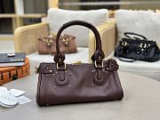 Chloe Paddington bag Grained leather Dark Brown 36x18x18cm - 3
