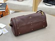 Chloe Paddington bag Grained leather Dark Brown 36x18x18cm - 5