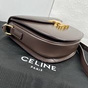 Celine Teen Besace Triomphe brown bag 18.5x16x6cm - 3
