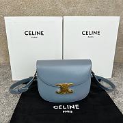 Celine Teen Besace Triomphe blue bag 18.5x16x6cm - 1