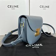 Celine Teen Besace Triomphe blue bag 18.5x16x6cm - 3