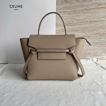 Celine Nano Belt Bag Etoupe 20x20x10cm