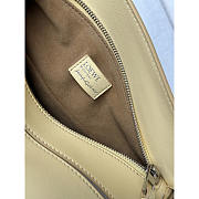 Loewe Small Puzzle Bag Calfskin Grey/ Yellow 24x10.5x16cm - 5