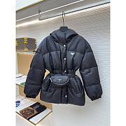 Prada Re-Nylon Down Jacket In Black - 1