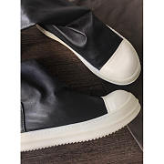 Rick Owens Stocking Over-The-Knee Sneaker Boots In Black - 4