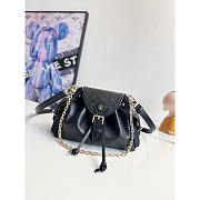 Louis Vuitton Odyssée Shoulder Bag Black 27x17x12cm - 1