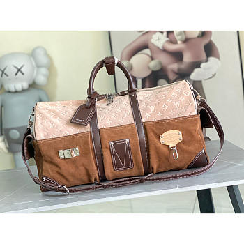 Louis Vuitton Keepall Bandoulière 50 Autres Cuirs Monogram 50x29x23cm