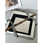 Loewe Medium Puzzle Fold Tote Grey/Black & Light Beige 21cm - 2