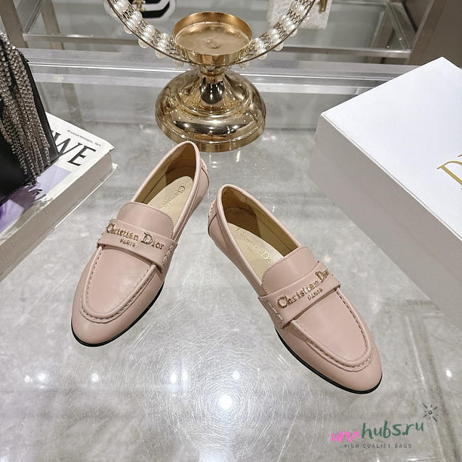 Dior Boy Loafer Light Pink Supple Calfskin - 1