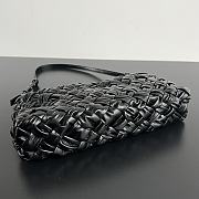 Bottega Veneta Kalimero Cha-Cha Shoulder Bag Black 28.5x15x6cm - 2