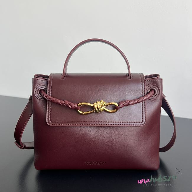 Bottega Veneta Ciao Ciao Red Wine 26x19x10.5cm - 1