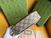 Gucci GG Half Moon Shaped Mini Bag Brown 22x12.5x5cm - 5