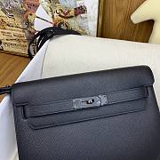 Hermes Kelly depeches 25 Black 25cm - 5