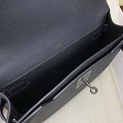 Hermes Kelly depeches 25 Black 25cm - 2